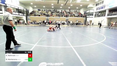 165 lbs Semifinal - Keegan Rothrock, Unattached-Brown vs Brock Mantanona, Michigan