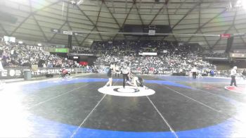Boys 4A 144 lbs Cons. Round 2 - David Long, Kentwood vs Aidan Devela, Bonney Lake