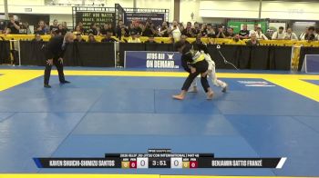 Benjamin Sattis Franzé vs Kaven Shuichi-Shimizu Santos 2026 IBJJF Jiu-Jitsu CON International