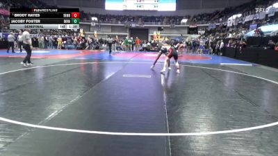 1A-4A 138 Semifinal - Brody Hayes, T. R. Miller vs Jacoby Foster, Dora