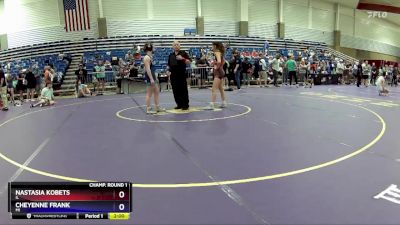 118 lbs Champ. Round 1 - Nastasia Kobets, IL vs Cheyenne Frank, MI