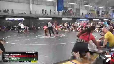 160 lbs 2nd Wrestleback (16 Team) - Braylon Stewart, BRAWL Black vs Sidney Frierson, Alabama Elite White