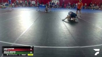 132 lbs Round 2 (4 Team) - Jack Foster, Xavier vs Brock Brown, Cambridge-Isanti