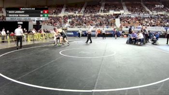 285-D2 1st Place Match - Jace Langley, Centennial High School vs Trysten Terraza, Campo Verde High School