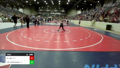 110 lbs Consi Of 4 - Hudson Lee, Pedraza Wrestling vs Morgan Huffmaster, The Storm Wrestling Center