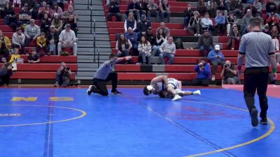 139 lbs Semifinal - Collier Hartman, Canon-McMillan vs Brooks Blasko, Norwin