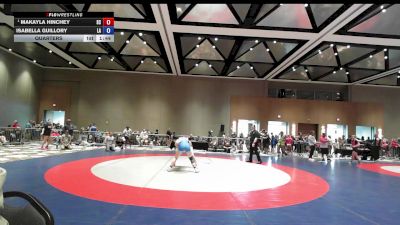 140 lbs Quarters - Makayla Hinchey, SC vs Isabella Guillory, LA