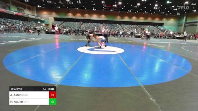 141 lbs Round Of 16 - John Alden, UNATT-Wyoming vs Nathan Agular, Cal Poly Humbolt