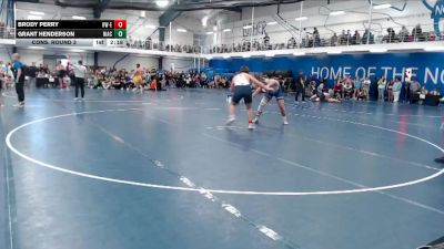 Elite 285 lbs Cons. Round 3 - Brody Perry, Wisconsin-Eau Claire vs Grant Henderson, North Iowa Area Community College