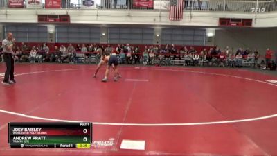 149 lbs Cons. Round 3 - Joey Baisley, Worcester Polytechnic vs Andrew Pratt, Trinity (CT)