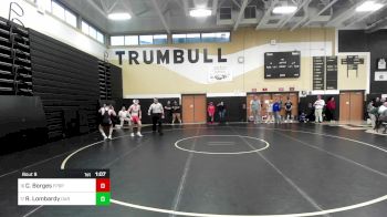 132 lbs Round Of 32 - Christian Borges, Fairfield Prep vs Ryan Lombardy, Darien