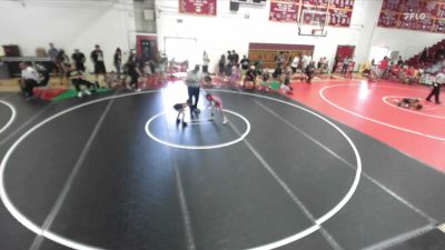 43 lbs Round 3 - Hazel Grimley, Cal Grapplers Wrestling Club vs Mila Lopez, SoCal Hammers