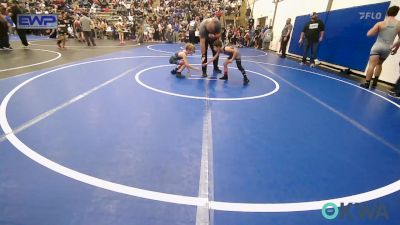 52 lbs Rr Rnd 2 - Johnny Weisinger, Wyandotte Youth Wrestling vs Aidan Garland, Berryhill Wrestling Club