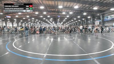 70 lbs Round 3 (12:30 Saturday) - Chelsea Goldsby, POWA vs Charlotte Difrancisco, NCWAY National Team