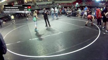 126 lbs Semifinal - Brylee Gugelman, Elm Creek Youth Wrestling Club vs Paiten Einspahr, Sutherland Youth Wrestling Club