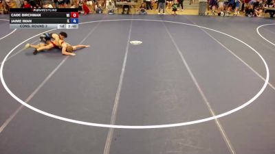 138 lbs Cons. Round 3 - Cade Birchman, WI vs Jaime Iman, IL