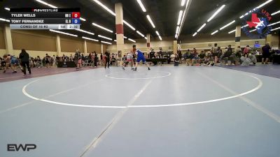 215 lbs Consi Of 16 #2 - Tyler Wells, NB Elite Wrestling Club vs Tony Fernandez, El Dorado High School Wrestling