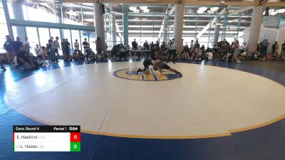 106 lbs Cons. Round 4 - Lytning Hazen, Bay Area Dragons vs Elham Hashimi, Tri Valley Elite Vipers