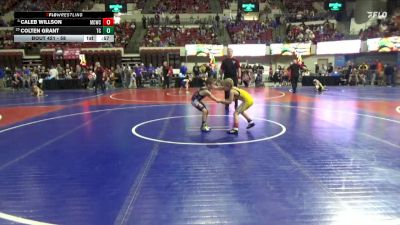 58 lbs Champ. Round 2 - Colten Grant, Team Champs vs Caleb Willson, Miles City Wrestling Club