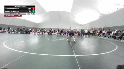 285 lbs Champ. Round 1 - Tyson Russell, Unattached - Purdue vs Drake Champlin, McKendree