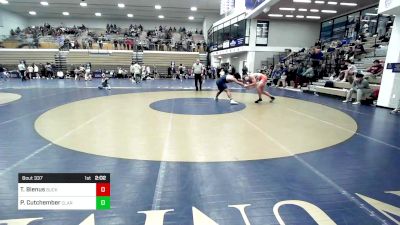 184 lbs Consi Of 8 #1 - Tyler Bienus, Bucknell vs Patrick Cutchember, Clarion