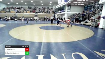 184 lbs Consi Of 8 #1 - Tyler Bienus, Bucknell vs Patrick Cutchember, Clarion