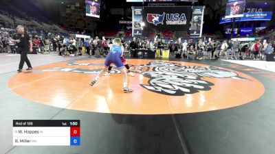 150 lbs Rnd Of 128 - Wyatt Hoppes, IN vs Blake Miller, MN