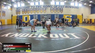 285 lbs Round 2 (8 Team) - Colton Hersey, Greasers vs KEVIN REYES, NFWA