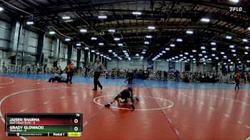 76 lbs Rd# 7- 10:45am Saturday Final Pool - Grady Glowacki, Team BAM vs Jaisen Sharma, East Coast Elite
