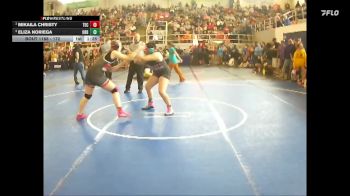 172 lbs Round 2 - Mikaila Christy, Tecumseh vs Eliza Noriega, Urbana
