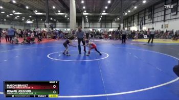 50 lbs Round 2 (4 Team) - Mason Brault, RAMPAGE WRESTLING CLUB vs Rowan Johnson, CAPITAL CITY WRESTLING CLUB