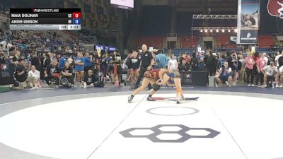 145 lbs Cons. Rd Of 32 - Maia Dolinar, Kansas vs Andie Gibson, Nebraska