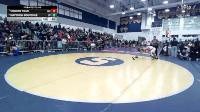 106 lbs Cons. Round 2 - Vincent Tran, Alhambra vs Matthew Boutchee, Victor Valley