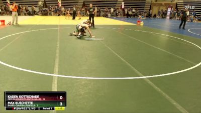 125 lbs Placement (4 Team) - Kaden Kottschade, PEM (Plainview/Elgin/Millville) vs Max Buschette, Dassel-Cokato-Litchfield