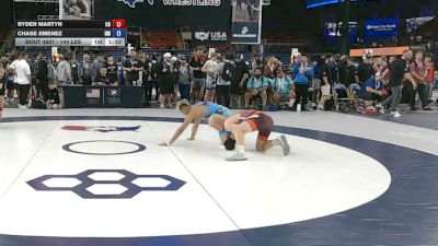 144 lbs Cons. Sub-rd Of 64 - Ryder Martyn, Colorado vs Chase Jimenez, New Mexico