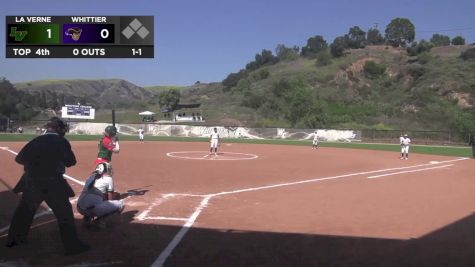 Replay: La Verne vs Whittier | May 2 @ 3 PM