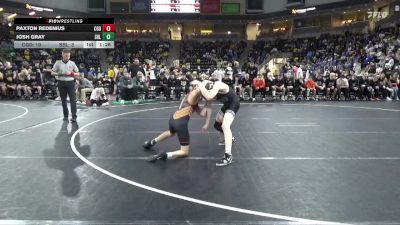 106 lbs Quarterfinal - Josh Gray, Sergeant Bluff-Luton vs Paxton Redenius, Clarion-Goldfield-Dows