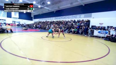 132 lbs Champ. Round 1 - Cael Humphrey, Sultana vs Hector Cabrera, La Quinta/LQ