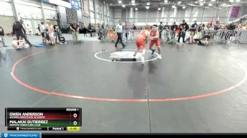 160 lbs Round 1 - Owen Anderson, Ascend Wrestling Academy vs Malakai Gutierrez, Wapato Wrestling Club