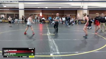 100 lbs Round 5 (6 Team) - Luke Richards, Ares vs Lucas Reeves, Steel Valley
