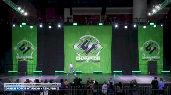 Dance Force Studios - Ashlynn Z. [2026 Junior - Solo - Hip Hop Day 1] 2026 CSG Dance Grand Nationals