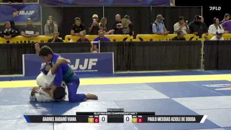 Gabriel Badaró Viana vs Paulo Messias Aciole De Sousa 2026 Pan Kids Jiu-Jitsu IBJJF Championship