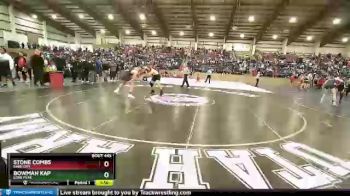 215 lbs Quarterfinal - Stone Combs, Park City vs Bowman Kap, Lone Peak