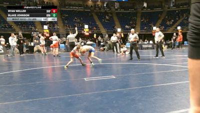 75 lbs Consy Pigtails - Ryan Weller, Shippensburg vs Blake Johnson, Girard