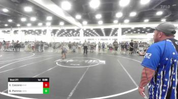 78 lbs 3rd Place - Xavier Casiano, Riverside Rascals vs Braylea Pomroy, Carlsbad Combat WC