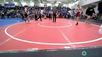 140 lbs Quarterfinal - Asa Steers, Ada Youth Wrestling vs Briar James, Sallisaw Takedown Club