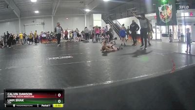 50 lbs Cons. Round 1 - Liam Sivak, C2X vs Calvin Dawson, Eastside Youth Wrestling