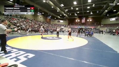 2A 165 lbs Cons. Round 2 - Esteban Tinoco, Gunnison Valley vs Jaxson Lopshire, Beaver