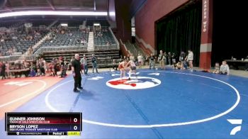 97 lbs Quarterfinal - Gunner Johnson, Touch Of Gold Wrestling Club vs Bryson Lopez, High Plains Thunder Wrestling Club