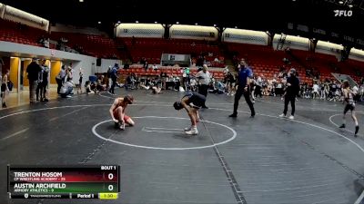 72 lbs Finals (2 Team) - Trenton Hosom, CP Wrestling Academy vs Austin Archfield, Armory Athletics